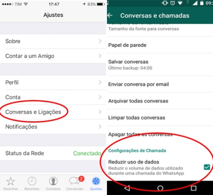 Disponível para aparelhos Android e iOS, a configuração é muito simples e pode ser feita pelo menu do app