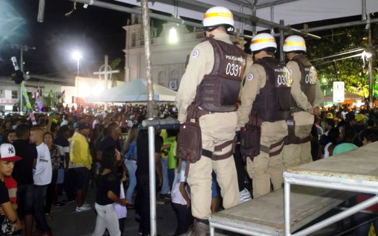 Policiamento teve visão privilegiado de toda praça