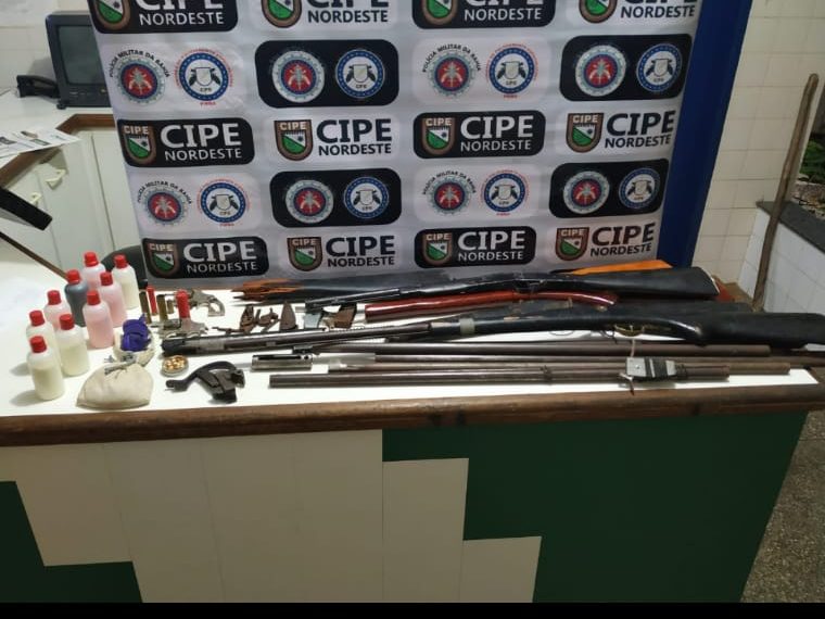 Cipe Nordeste desarticula outra fÃ¡brica clandestina de armas na zona rural de Tucano